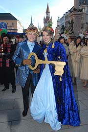 Das Narrhalla Prinzenpaar 2008 Felix I. und Birgit I. (Foto: Ingrid Grossmann)